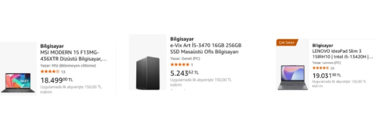 Amazonda oluşturduğum listeye bir göz at...