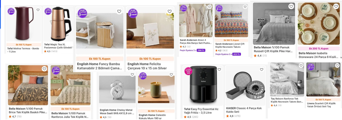 Hepsiburada ile Kasım da evinizi yenileyin...